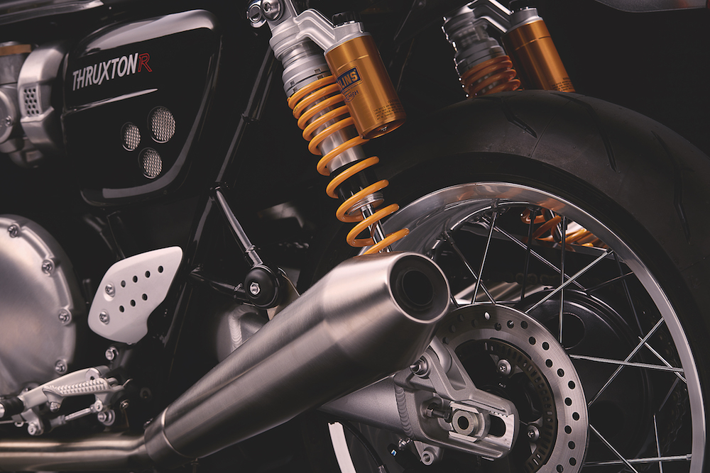 Thruxton R Detail Silencer